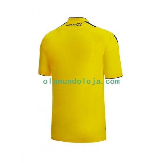 Camisola Cádiz CF Homem Equipamento Primeiro 2022-2023 Manga Curta